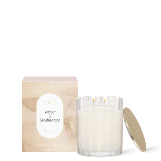 Circa Home Amber & Sandalwood 350g Candle